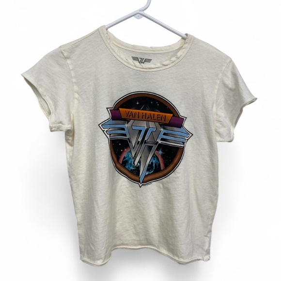 Van Halen 1979 World Tour Band Cut-Off T-Shirt Rock Grunge Streetwear -Read - Picture 1 of 10